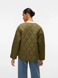 Sabine Quilted Tie Jacket - Rifle Green