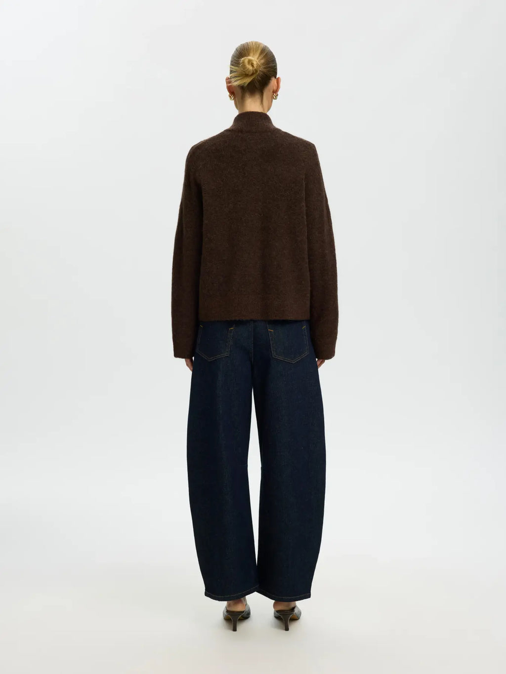 Sia Knit Zip Cardigan - Delicioso Melange