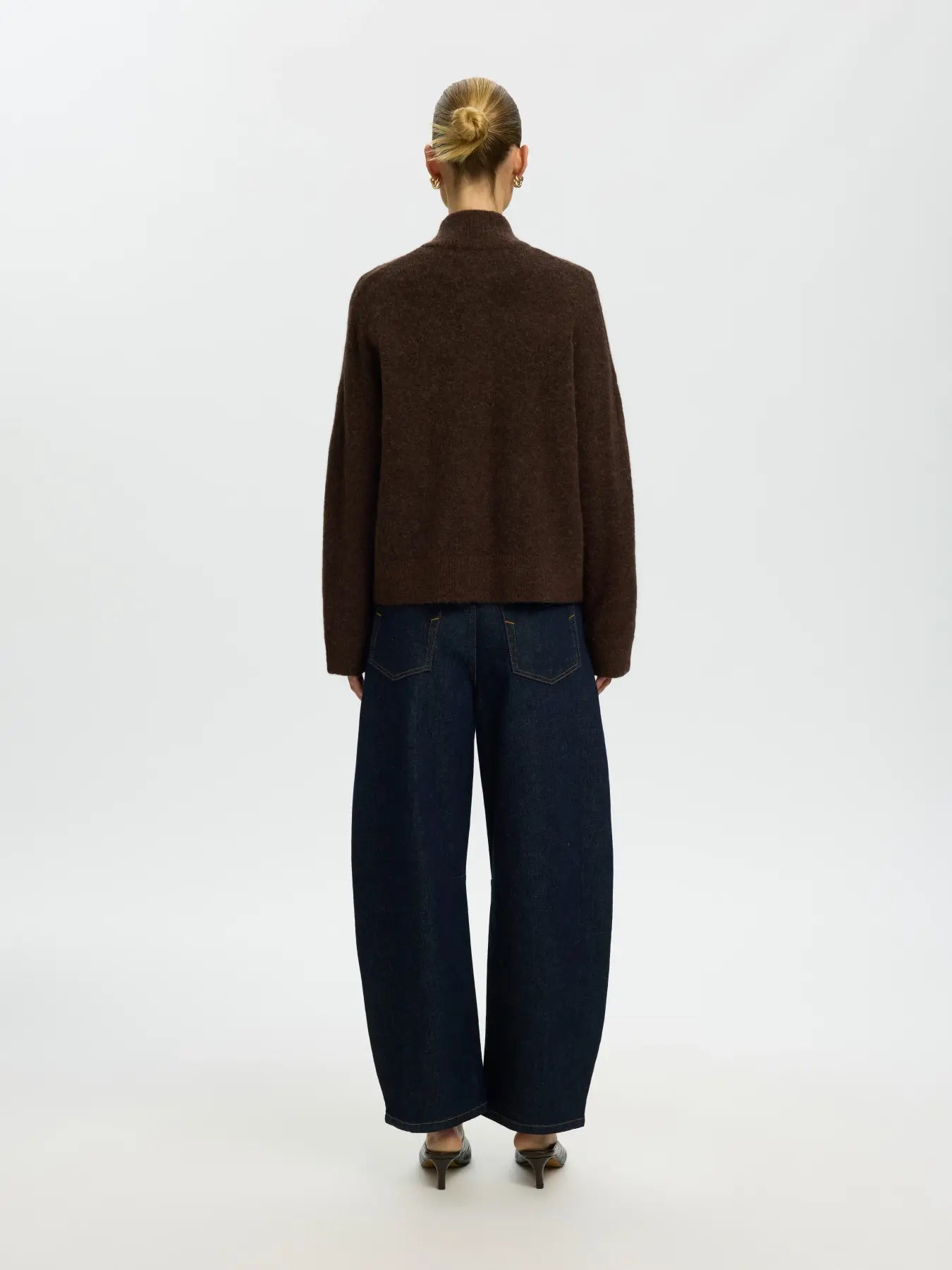 Sia Knit Zip Cardigan - Delicioso Melange