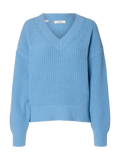 Selma Knit Sweater - Blissful Blue
