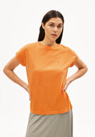 Idaara Organic Cotton T Shirt - Light Tangerine