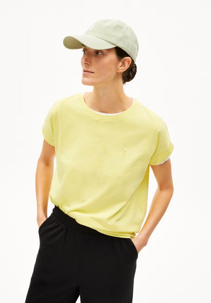 Idaara Organic Cotton T Shirt - Yellow Light