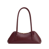 Dakota Recycled Vegan Leather Shoulder Bag - Burgundy