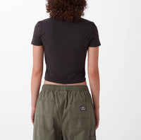 Breezy Flower Cropped Chloe Fitted Tee