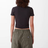Breezy Flower Cropped Chloe Fitted Tee