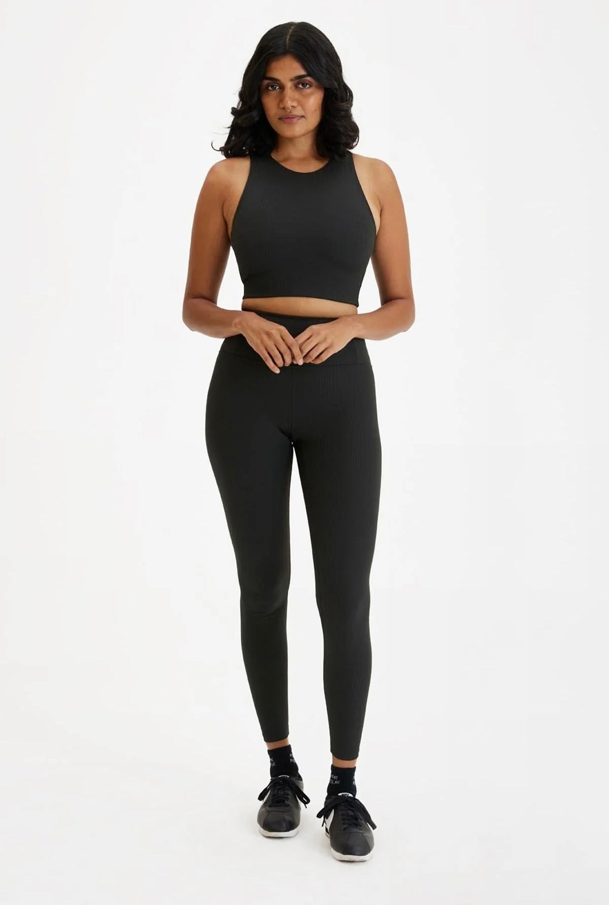 Rib High Rise Leggings