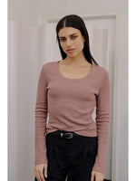 The Blair Top - Dark Mauve