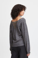 Macon Cardigan - Dark Grey Multi