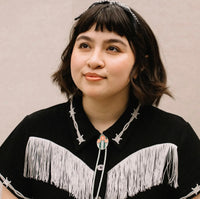 Three Flower Bolo Tie
