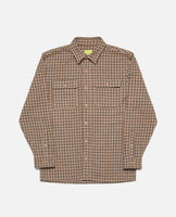 Hudson Tan Plaid Shirt Jacket