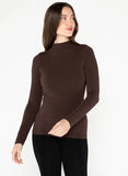 Bamboo Mock Neck Long Sleeve Top