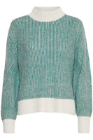 Kamara Stripe Jumper - Cadmium Green