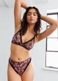 Lotus High Leg Bikini - Flora