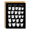 Many Many Thanks Greeting Card