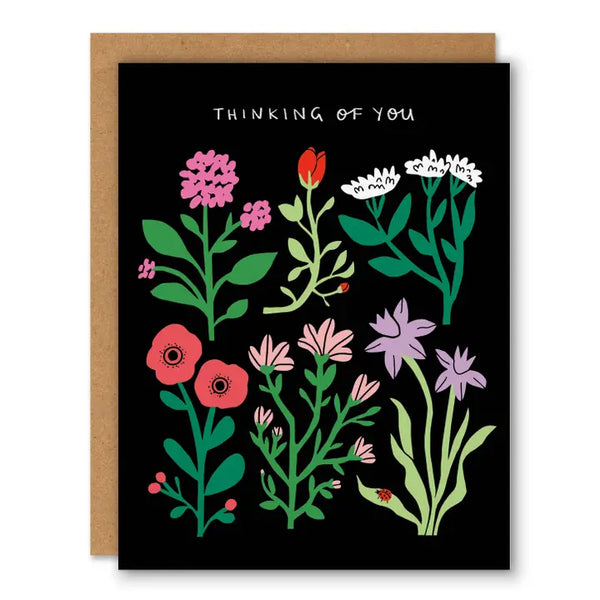 Garden Flowers Greeting Card