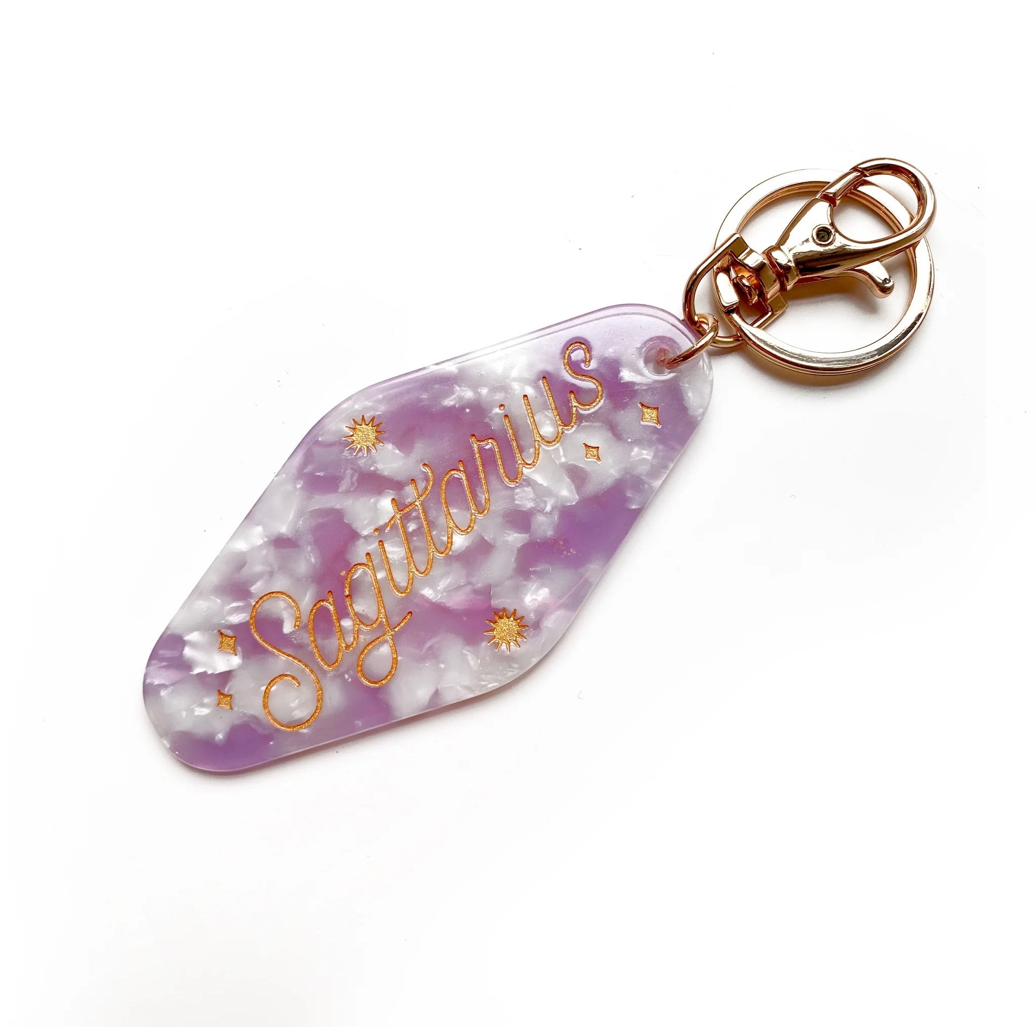 Horoscope Motel Keychain