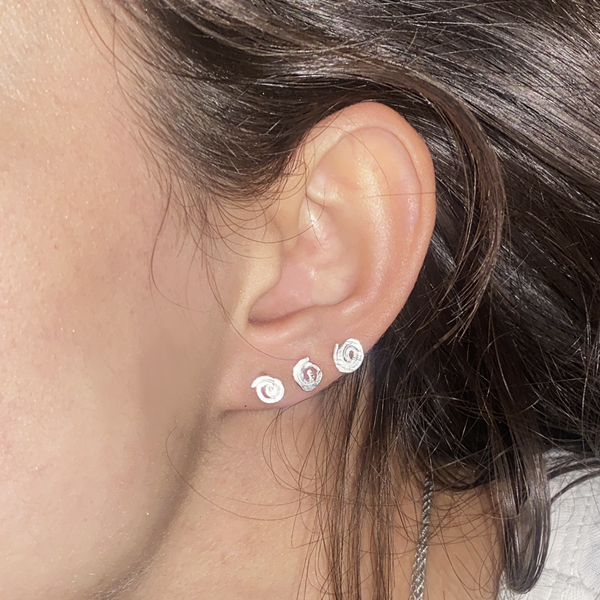 Spiral Stud Earring