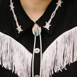 Three Flower Bolo Tie