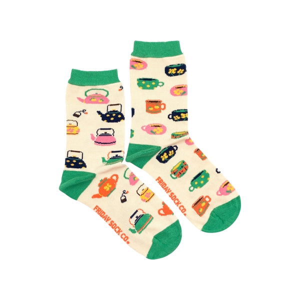 Tea Kettle Mismatched Socks