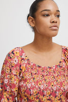 Vera Dress 26 - Carmine Flower
