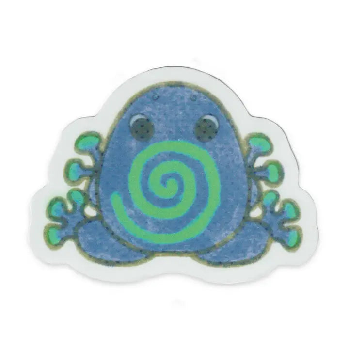 Spiral Frog Sticker