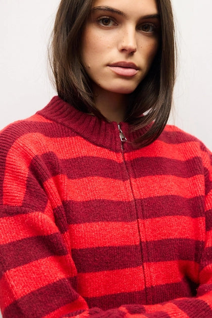 The Scarlett Sweater - Red/Burgundy