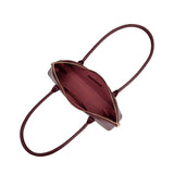 Dakota Recycled Vegan Leather Shoulder Bag - Burgundy