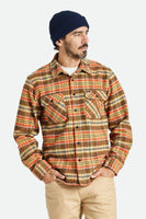 Bowery Heavyweight Flannel - DesertPalm/Antelope/Burnt Red