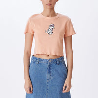 Eyes Dalmatian Cropped Emma Ribbed Tee