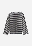 Marynaa Knitted Stripe Loose Fit Tee