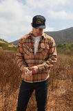 Bowery Heavyweight Flannel - DesertPalm/Antelope/Burnt Red