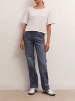 Hazel Slub Tee - White