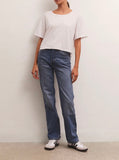 Hazel Slub Tee - White