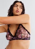 Lotus Unlined Underwire Bra - Flora