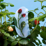 Forest Berry Strawberry Jewel Beetle Hair Claw Clip