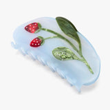 Forest Berry Strawberry Jewel Beetle Hair Claw Clip