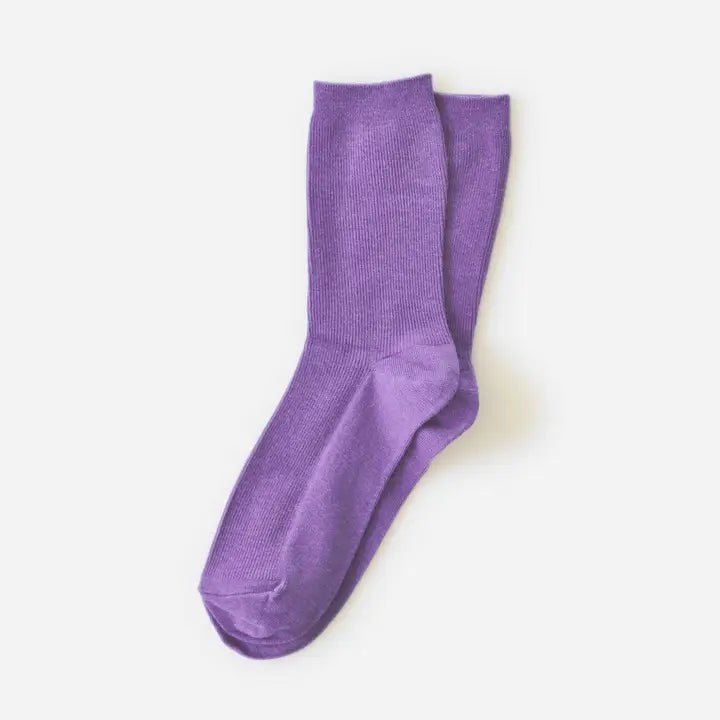 Everyday Solid Crew Socks
