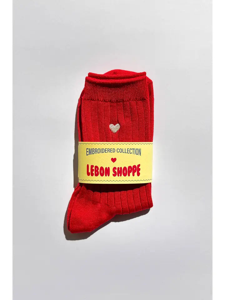 Embroidered Her Socks