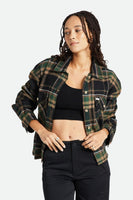 Bowery Long Sleeve Flannel - Black/Pine Needle