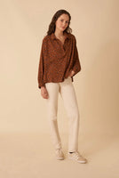 Ricani Blouse - Leopard