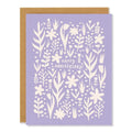 Lavender Anniversary Greeting Card