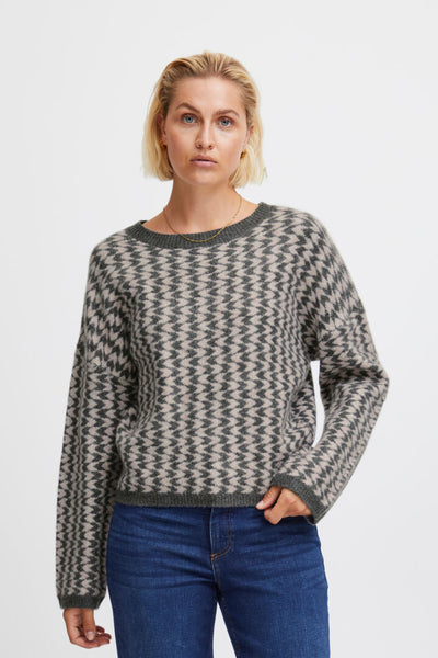 Bizzi Pullover - Heather Rose