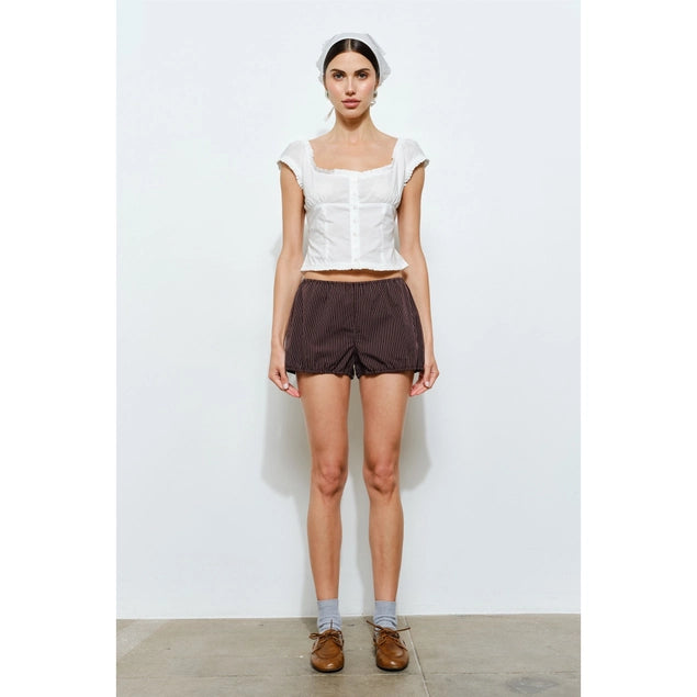 Ingrid Ruffle Top w/ Matching Headscarf