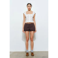 Ingrid Ruffle Top w/ Matching Headscarf