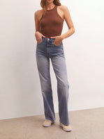 Lily Rib Tank - Dark Rosewood