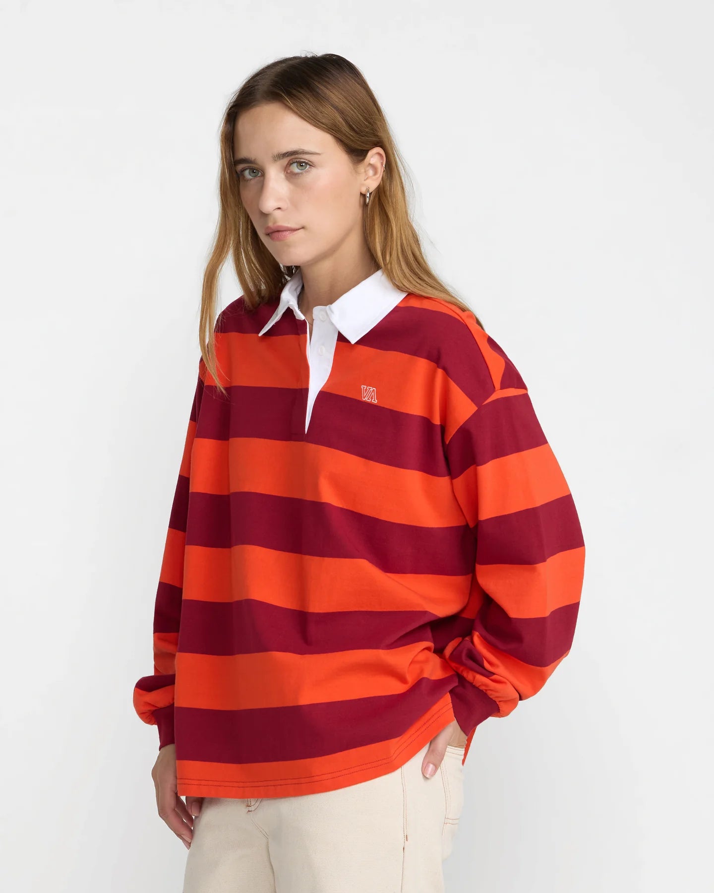 Academy Long Sleeve Rugby Shirt - Brick