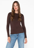 Bamboo Long Sleeve Crew Neck Top