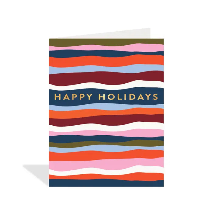 Holiday Stripes Petite Card