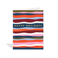 Holiday Stripes Petite Card