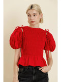Detachable Sleeveless Peplum Top